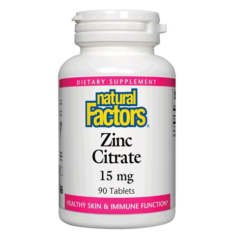 Zinc Citrate 15mg - 90tab