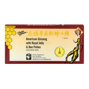 American Ginseng with Royal Jelly & Bee Pollen - 10ct
