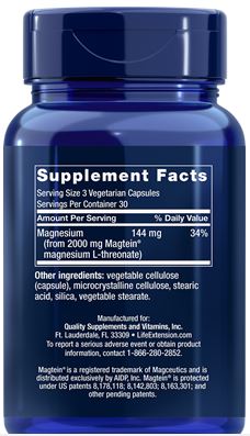 Neuro-Mag® Magnesium L-Threonate - 90ct