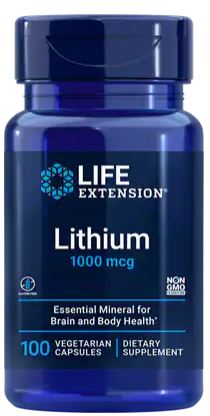 Lithium 1000mcg - 100ct
