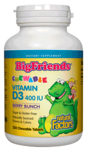 Big Friends® Chewable Vitamin D3 - 250ct