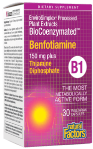 BioCoenzymated™ Benfotiamine (B1) - 30ct