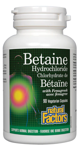 Betaine HCL with Fenugreek - 90 cap