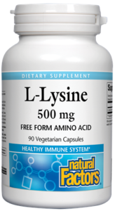 L-Lysine 500mg - 90ct